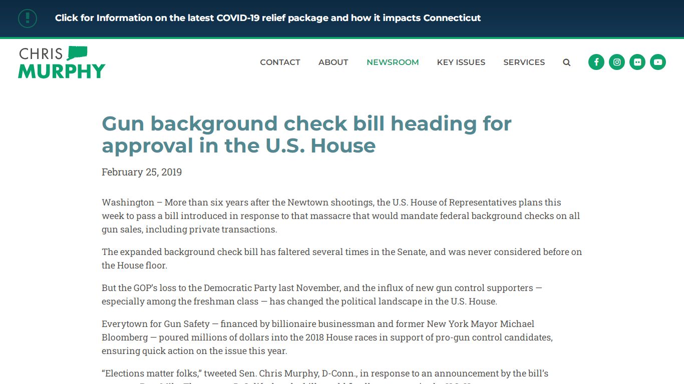 Gun background check bill heading for approval in the U.S. House